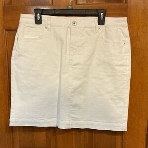 Style & Co. Women’s White Denim Skirt